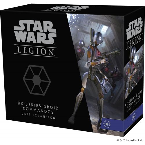  Fantasy Flight Games Star Wars Legion BX-Series Droid Commandos Expansion Two Player Battle Game Miniatures Game Strategy Game for Adults and Teens Ages 14+ Avg. Playtime 3 Hours Made by Atomic Mass Ga