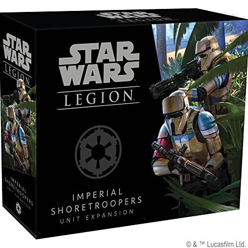  Fantasy Flight Games Star Wars Legion Imperial Shoretroopers Expansion Two Player Battle Game Miniatures Game Strategy Game for Adults and Teens Ages 14+ Average Playtime 3 Hours Made by Atomic Mass Ga