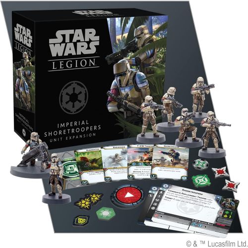  Fantasy Flight Games Star Wars Legion Imperial Shoretroopers Expansion Two Player Battle Game Miniatures Game Strategy Game for Adults and Teens Ages 14+ Average Playtime 3 Hours Made by Atomic Mass Ga