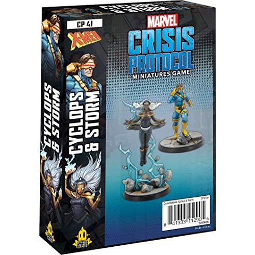  Fantasy Flight Games Marvel Crisis Protocol Cyclops and Storm CHARACTER PACK Miniatures Battle Game Strategy Game for Adults and Teens Ages 14+ 2 Players Avg. Playtime 90 Minutes Made by Atomic Mass Ga