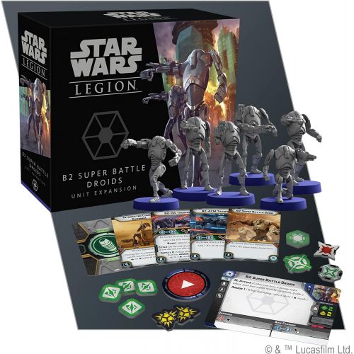  Fantasy Flight Games Star Wars Legion B2 Super Battle Droids Expansion Two Player Battle Game Miniatures Game Strategy Game for Adults and Teens Ages 14+ Average Playtime 3 Hours Made by Atomic Mass Ga