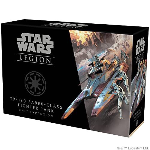  Fantasy Flight Games Star Wars Legion TX-130 Saber-Class Tank Expansion Two Player Battle Game Miniatures Game Strategy Game for Adults and Teens Ages 14+ Average Playtime 3 Hours Made by Atomic Mass G