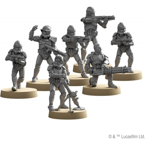  Fantasy Flight Games Star Wars Legion Phase II Clone Troopers Expansion Two Player Battle Game Miniatures Game Strategy Game for Adults and Teens Ages 14+ Average Playtime 3 Hours Made by Atomic Mass G