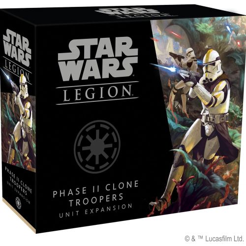  Fantasy Flight Games Star Wars Legion Phase II Clone Troopers Expansion Two Player Battle Game Miniatures Game Strategy Game for Adults and Teens Ages 14+ Average Playtime 3 Hours Made by Atomic Mass G