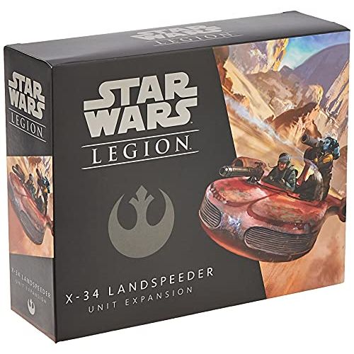  Fantasy Flight Games Star Wars Legion X-34 Landspeeder Expansion Two Player Battle Game Miniatures Game Strategy Game for Adults and Teens Ages 14+ Average Playtime 3 Hours Made by Atomic Mass Games