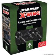 Fantasy Flight Games Star Wars X-Wing 2nd Edition Miniatures Game Fugitives and Collaborators SQUADRON PACK Strategy Game for Adults and Teens Ages 14+ 2 Players Avg. Playtime 45 Mins Made by Atomic Ma