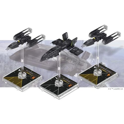  Fantasy Flight Games Star Wars X-Wing 2nd Edition Miniatures Game Fugitives and Collaborators SQUADRON PACK Strategy Game for Adults and Teens Ages 14+ 2 Players Avg. Playtime 45 Mins Made by Atomic Ma