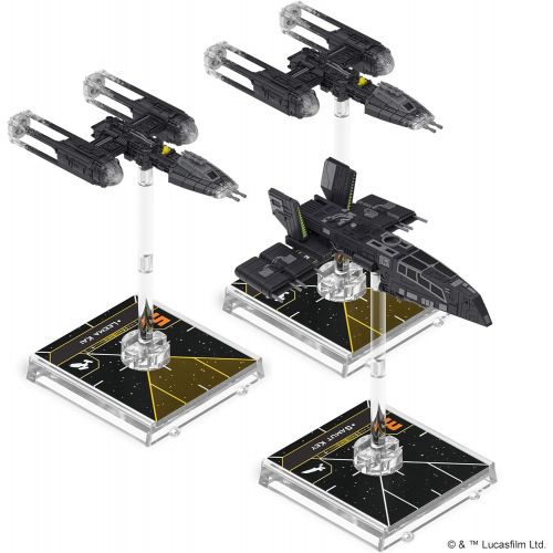  Fantasy Flight Games Star Wars X-Wing 2nd Edition Miniatures Game Fugitives and Collaborators SQUADRON PACK Strategy Game for Adults and Teens Ages 14+ 2 Players Avg. Playtime 45 Mins Made by Atomic Ma