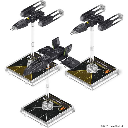  Fantasy Flight Games Star Wars X-Wing 2nd Edition Miniatures Game Fugitives and Collaborators SQUADRON PACK Strategy Game for Adults and Teens Ages 14+ 2 Players Avg. Playtime 45 Mins Made by Atomic Ma