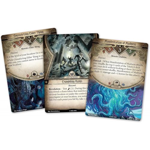  Fantasy Flight Games Arkham Horror: The Card Game ? Edge of The Earth Campaign Expansion Card Game for Teens and Adults Ages 14+ for 1-2 Players Average Playtime 60 - 120 Minutes Made by Fantasy Flight