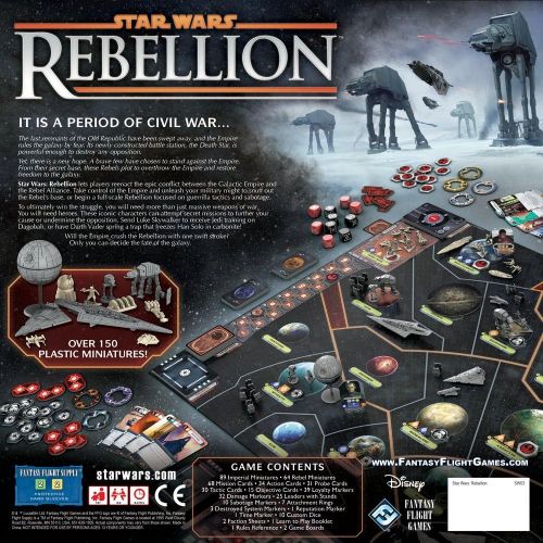  Fantasy Flight Games Star Wars: Rebellion Board Game & Star Wars: Imperial Assault