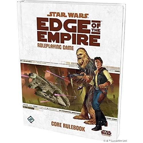  Star Wars Edge of the Empire Core Rulebook Roleplaying Game Strategy Game For Adults and Kids Ages 10 and up 3-5 Players Average Playtime 1 Hour Made by Fantasy Flight Games