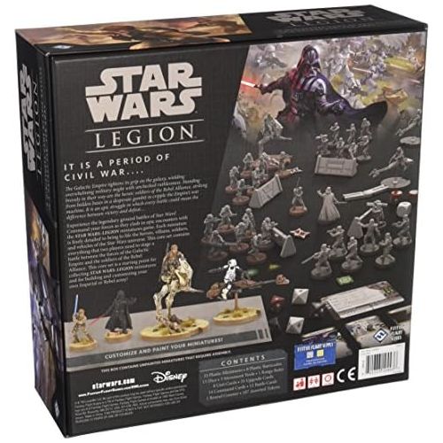  Fantasy Flight Games Star Wars Legion Board Game (Base) Two Player Battle Game & Death Troopers Expansion Two Player Battle Game Miniatures Game Strategy Game for Adults and Teens Ages 14+