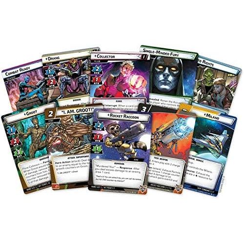  Fantasy Flight Games Marvel Champions The Card Game The Galaxys Most Wanted CAMPAIGN EXPANSION Strategy Card Game for Adults and Teens Ages 14+ 1-4 Players Avg. Playtime 45-90 Mins Made by Fantasy Flig