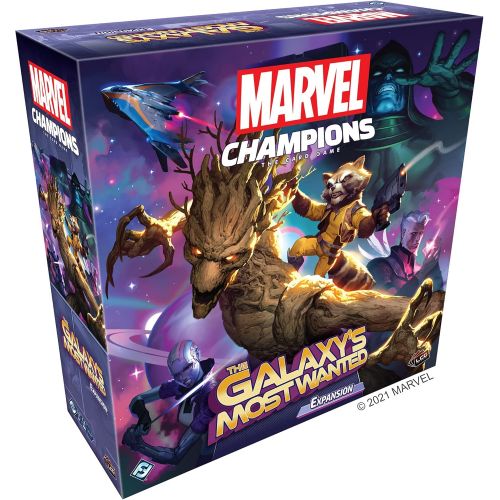  Fantasy Flight Games Marvel Champions The Card Game The Galaxys Most Wanted CAMPAIGN EXPANSION Strategy Card Game for Adults and Teens Ages 14+ 1-4 Players Avg. Playtime 45-90 Mins Made by Fantasy Flig