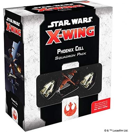  Fantasy Flight Games Star Wars X-Wing 2nd Edition Miniatures Game Phoenix Cell SQUADRON PACK Strategy Game for Adults and Teens Ages 14+ 2 Players Average Playtime 45 Minutes Made by Atomic Mass Games