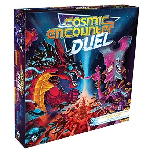  Cosmic Encounter Duel Board Game Strategy Game Sci-Fi Exploration Game for Adults and Teens Ages 14+ 2 Players Average Playtime 30-45 Minutes Made by Fantasy Flight Games