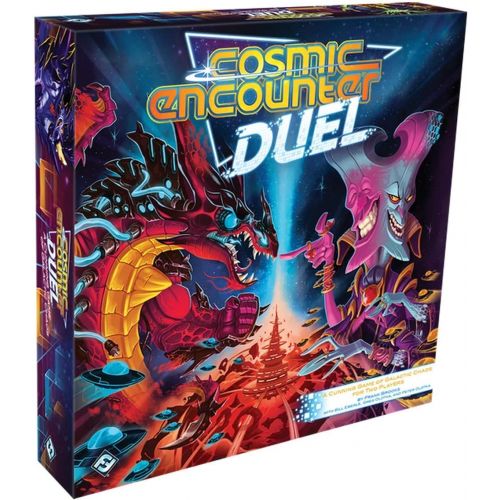  Cosmic Encounter Duel Board Game Strategy Game Sci-Fi Exploration Game for Adults and Teens Ages 14+ 2 Players Average Playtime 30-45 Minutes Made by Fantasy Flight Games
