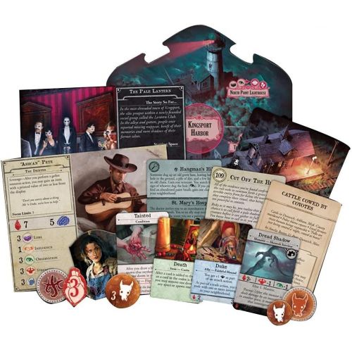  Fantasy Flight Games Arkham Horror 3rd Edition Under Dark Waves Board Game Expansion Mystery Game Cooperative Board Game for Adults Ages 14+ 1-6 Players Average Playtime 2-3 Hours Made by Fantasy Fligh