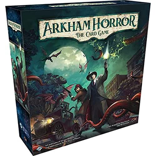  Fantasy Flight Games Arkham Horror The Card Game Revised Core Set Horror Game Mystery Game Cooperative Card Games for Adults and Teens Ages 14+ 1-4 Players Avg. Playtime 1-2 Hours Made by Fantasy Fligh