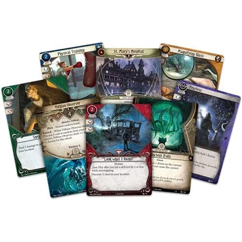  Fantasy Flight Games Arkham Horror The Card Game Revised Core Set Horror Game Mystery Game Cooperative Card Games for Adults and Teens Ages 14+ 1-4 Players Avg. Playtime 1-2 Hours Made by Fantasy Fligh