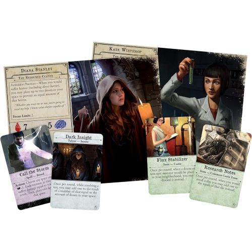  Fantasy Flight Games Arkham Horror 3rd Edition Dead of Night Board Game EXPANSION Mystery Game Cooperative Board Game for Adults Ages 14+ 1-6 Players Average Playtime 2-3 Hours Made by Fantasy Flight G