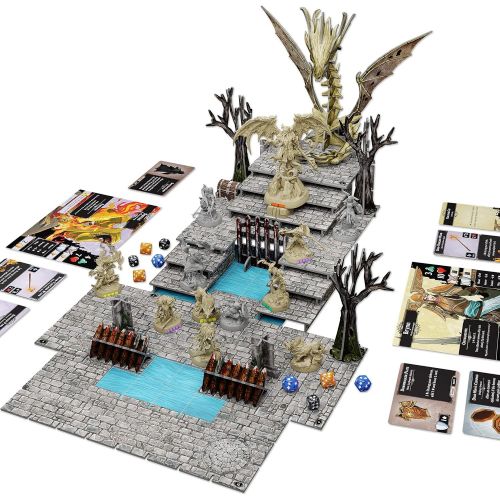  Fantasy Flight Games Descent Legends of The Dark Board Game RPG Board Game Cooperative Board Game Strategy Board Game Ages 14 and up 1 to 4 Players Average Playtime 3-4 Hours Made by Fantasy Flight Gam