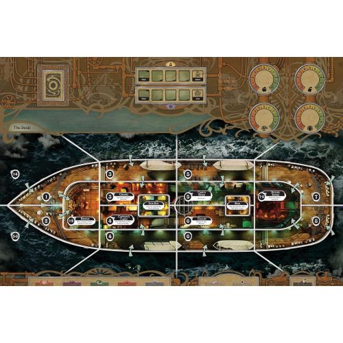  Unfathomable Strategy Game for Teens and Adults Arkham Horror Game Hidden Traitor Board Game Ages 14+ 3-6 Players Average Playtime 120-240 Minutes Made by Fantasy Flight Games