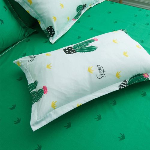  Fantasy Star Girl Style Love Rabbit Comforter Bedding Set, Print 4 Piece Home Decoration Soft Duvet Cover Set, Include 1 Flat Sheet 1 Duvet Cover and 2 Pillow Cases