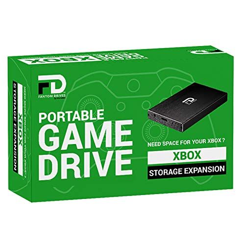  FD 4TB Xbox Portable Hard Drive - USB 3.2 Gen 1-5Gbps - Aluminum - Black - Compatible with Xbox One, Xbox One S, Xbox One X (XB-4TB-PGD) by Fantom Drives