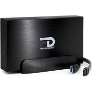 FD 4TB DVR Expander External Hard Drive - USB 3.0 & eSATA (Comes with Both USB and eSATA Cable) - Supports DirecTv, Arris and More, Black (DVR4KEUB) by Fantom Drives