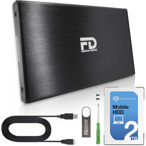  Fantom Drives 2TB Hard Drive Upgrade Kit 2 for Sony PlayStation 4, PS4 Slim, and PS4 Pro