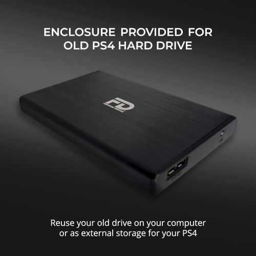  Fantom Drives 2TB Hard Drive Upgrade Kit 2 for Sony PlayStation 4, PS4 Slim, and PS4 Pro