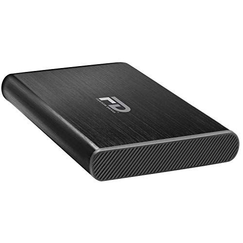  FD Portable 500GB Hard Drive - USB 3.2 Gen 1 - 5Gbps - GForce Mini Aluminum- Compatible with Mac/Windows/PS4/Xbox (GF3BM500U) by Fantom Drives