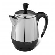 Farberware 2-4 Cup Electric Percolator, Stainless Steel, FCP240