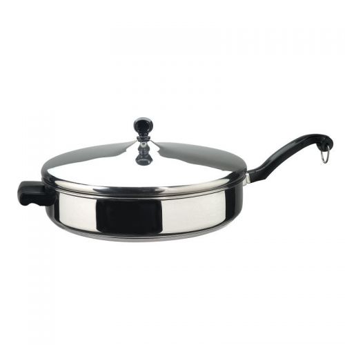  Farberware Classic Series Stainless Steel 4-12-Quart Covered Saute Pan with Helper Handle