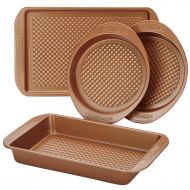 Farberware Colorvive Nonstick Bakeware Set, 4-Piece, Copper