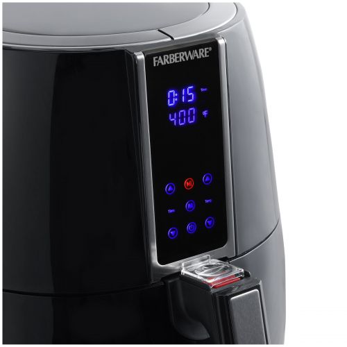  Farberware 3.2-Quart Digital Oil-Less Fryer, Black