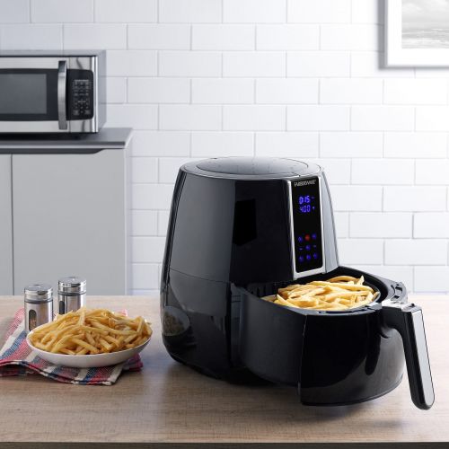  Farberware 3.2-Quart Digital Oil-Less Fryer, Black