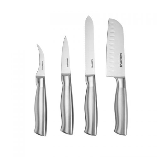  Farberware Edgekeeper 18-Piece Forged Stainless Steel Knife Block Set