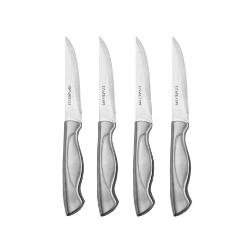  Farberware 22-Piece Stainless Steel Knife Set with Cutting Mats