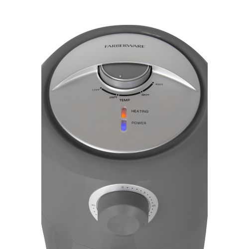  Farberware 1.9-Quart Compact Oil-Less Fryer, Grey