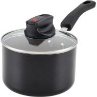 Farberware Smart Control Nonstick Sauce Pan/Saucepan with Lid, 2 Quart, Black