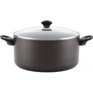 Farberware Promotional Dishwasher Safe Nonstick Stock Pot/Stockpot with Lid, 10.5 Quart, Black