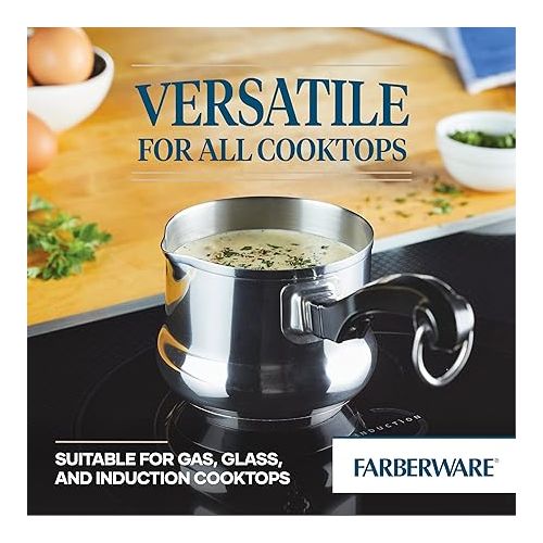  Farberware Classic Stainless Series 2-Quart Covered Double Boiler