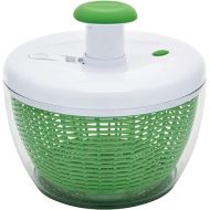 Farberware Easy to use pro Pump Spinner with Bowl, Colander and Built in draining System for Fresh, Crisp, Clean Salad and Produce, Large 6.6 quart, Green