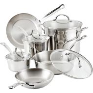 Farberware Millennium Stainless Steel Cookware Pots and Pans Set, 10 Piece