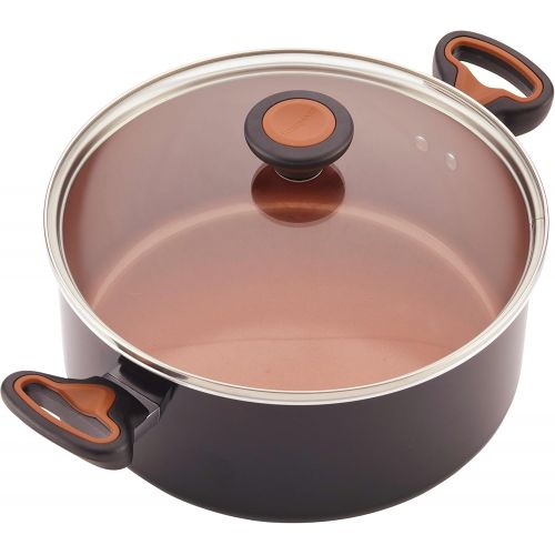  Farberware Glide Dishwasher Safe Nonstick Cookware Pots and Pans Set, 11 Piece, Black