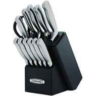 Farberware Self-Sharpening 13-Piece Knife Block Set with EdgeKeeper Technology, Black -