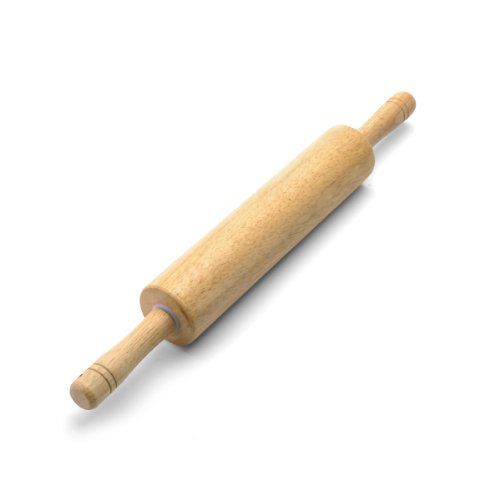  Farberware Classic Wood Rolling Pin, 17.75-Inch, Natural: Kitchen & Dining